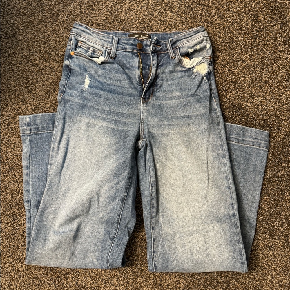 Judy Blue size 29 wide leg jeans
